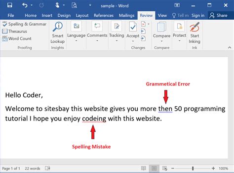 How To Spelling Check In Word Ms Word Tutorial