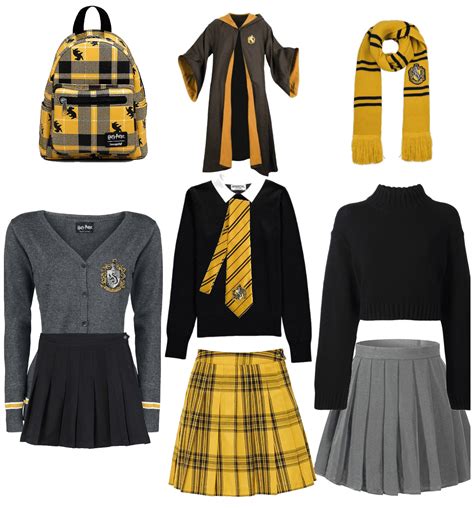 Hufflepuff Outfit Shoplook In 2023 Hufflepuff Outfit Harry Potter
