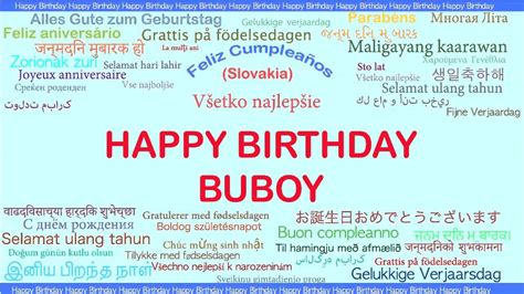 Buboy Languages Idiomas Happy Birthday Youtube