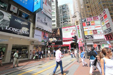 Causeway Bay Street View In Hong Kong Editorial Stock Image Image Of