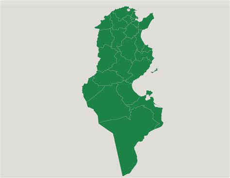 Tunisia Governorates Map Quiz Game