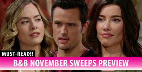 The Bold And The Beautiful Spoilers Thrilling November Sweeps Preview