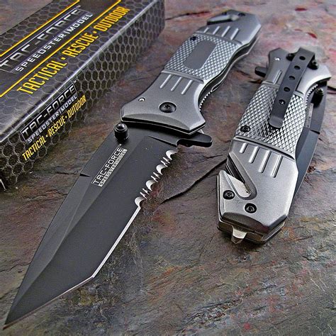 Tac Force Spring Assisted Opening Tactical Rescue Folding Knife Pocket