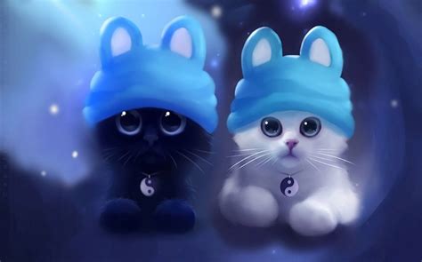 Awesome Amazing Cute Wallpapers Wallpaperaccess Cute Anime Cat