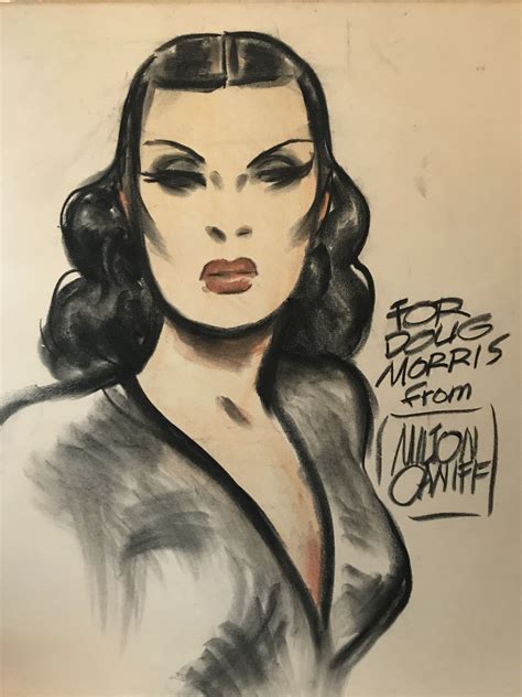 Dragon Lady Portrait In Chalk By Milton Caniff Day Of