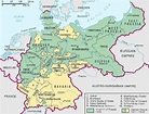 Prussia mappa - Mappa di Prussia (Europa dell'Est - Europa)