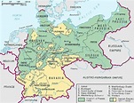 Prusia mapa - Mapa de Prusia (el este de Europa - Europa)