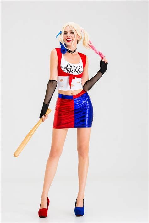 Supervillain Harley Quinn Harlequin Suicide Squad Costume