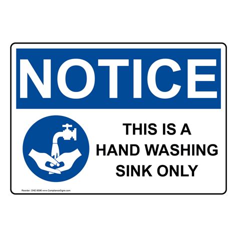 Hand Washing Signs Osha