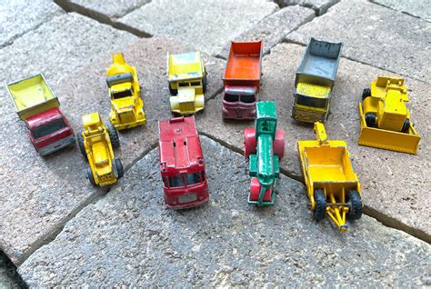 Lot Of 10 Vintage Matchbox Lesney Construction Vehicles From Etsy 日本