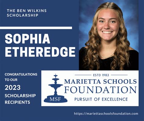 Marietta City Schools Scholarships Wilkins Scholarship