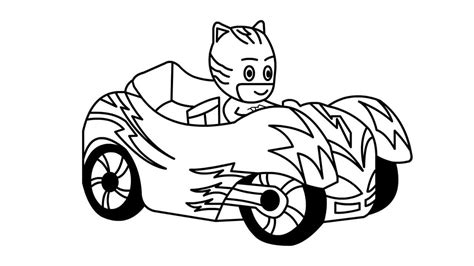 54 Pj Masks Coloring Pages Cat Car Latest Coloring Pages Printable