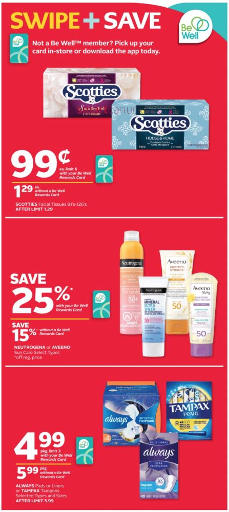 Rexall Canada Flyers Offers Get 15000 Extra 12500 Be Well Points