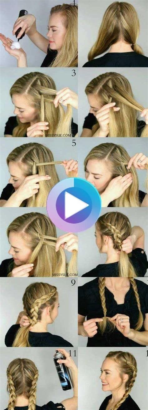 30 French Braids Hairstyles Step By Step How To French Braid Your Own