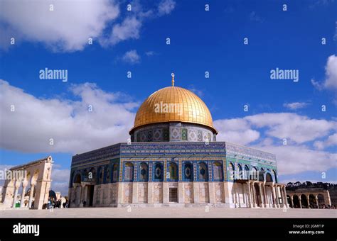 The Dome Of The Rock Temple Mount Jerusalem Stock Photo Alamy