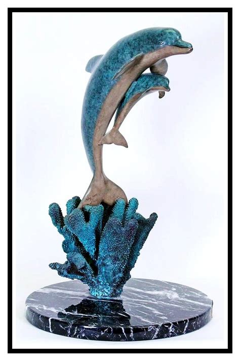 Robert Wyland Robert Wyland Ocean Child Bronze Sculpture Signed