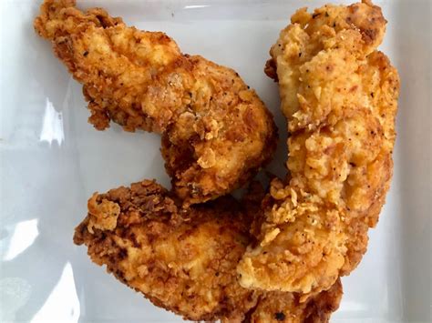 With a lighter base, the chicken could burn on the. Buttermilk Fried Chicken Tenders -- All of the crispy, seasoned pleasure you want from perfectly ...
