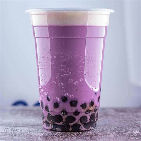 Ube Milk Tea Boba Recipe Make Purple Bubble Tea At Home