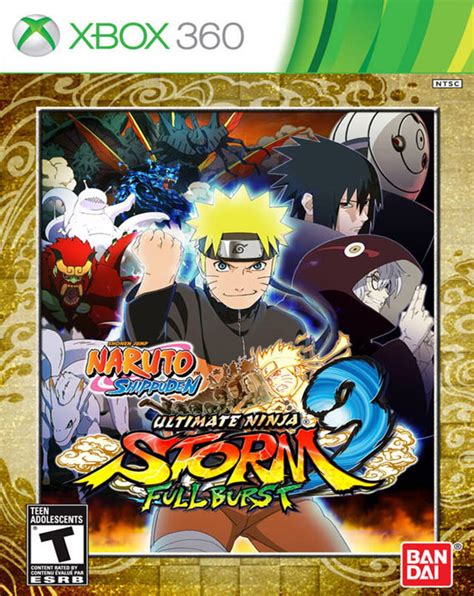 Naruto Ultimate Ninja Storm 3 Full Burst Xbox 360 Game Cool Tienda
