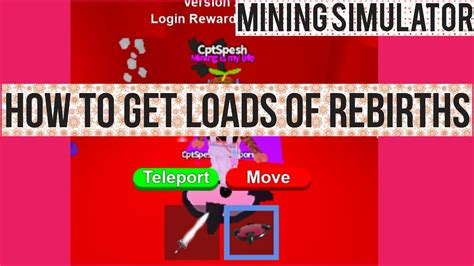 Roblox Mining Simulator How To Spam Rebirths Rebirth Token Codes In