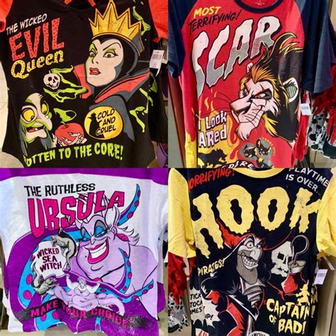 PHOTOS New Disney Villains Graphic Tees Make A Spooky Arrival In World