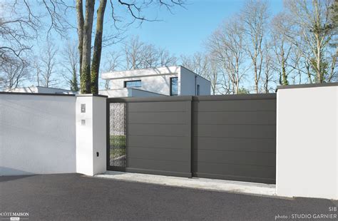 Prix portail 3m prix portail garage coulissant pour prix. Portail télescopique aluminium SIB, SIB - Côté Maison