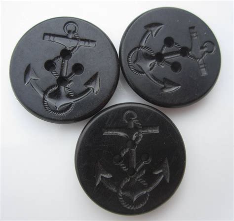 Navy blue plastic anchor decorations with rope. Pin on BUTTONS