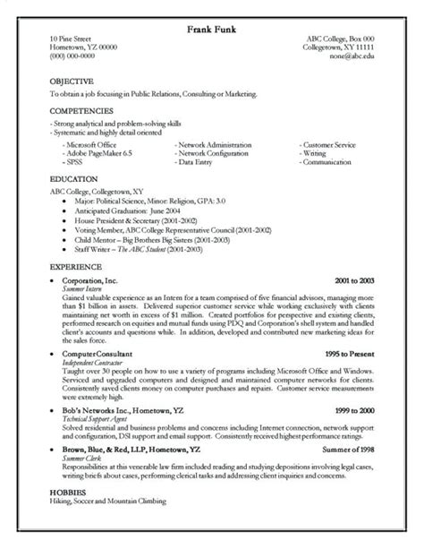 Writing the work experience section. How To make a Simple and Effective Resume Form C.V | HubPages
