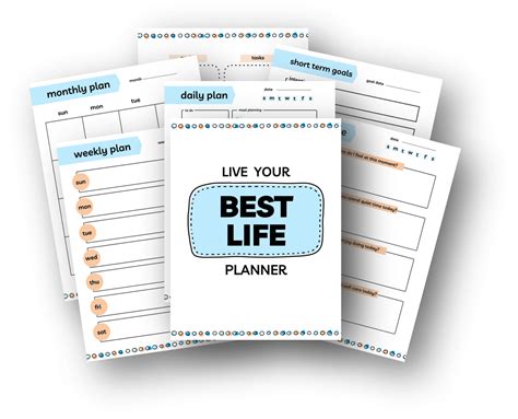 Live Your Best Life Planner Template » Powered by ThriveCart