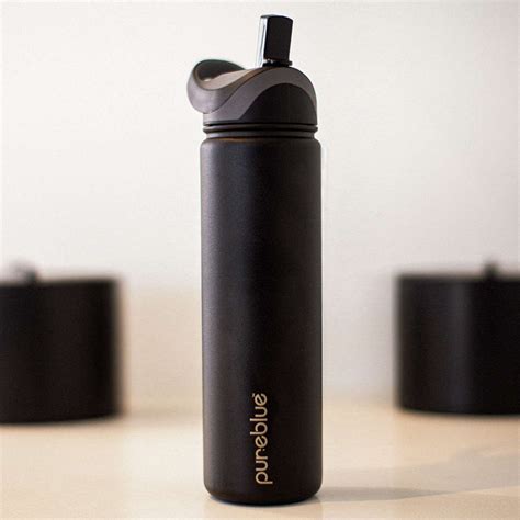 Copper Insulated Stainless Steel Bottle H2o Pure Blue