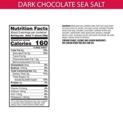 Bear Naked Dark Chocolate And Sea Salt Granola Bites Oz Pick N Save