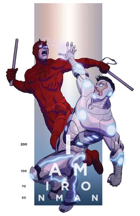 ArtVerso Michael Choi Superior Iron Man Vrs Daredevil Superior