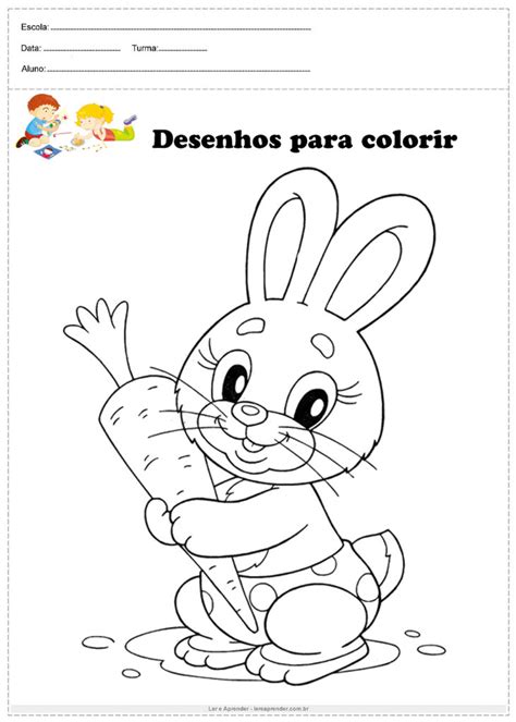 Principal 53 imagen desenhos de educação infantil para colorir br