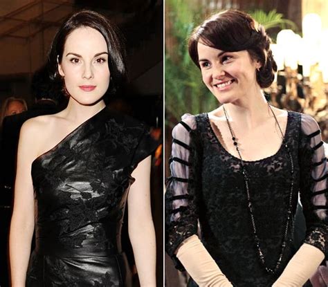 Michelle Dockery As Mary Crawley Downton Abbey Stars What They Look