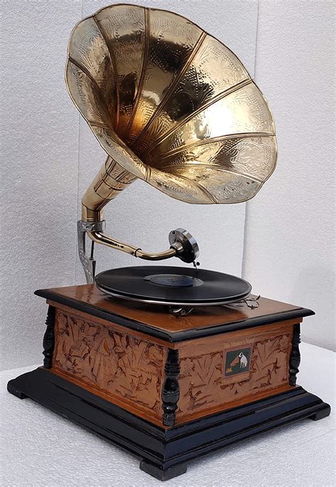 Hmv Antique Vintage Replica Gramophone Record Player Original