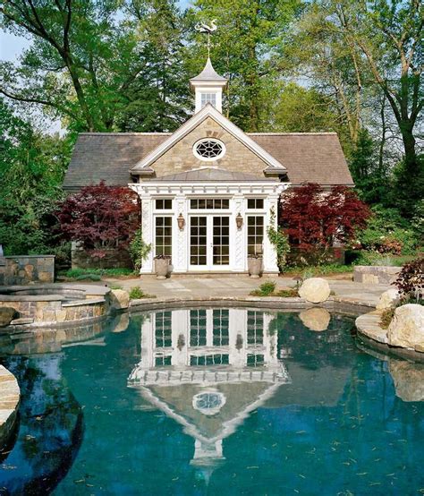 Douglas Vanderhorn Architects Colonial Pool House Pool House