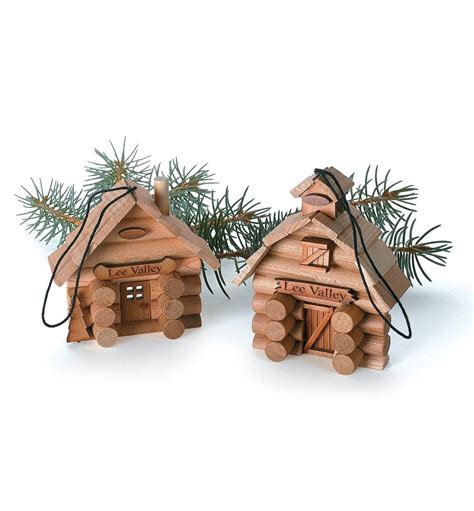 Log Cabin And Barn Ornament Kits Lee Valley Tools