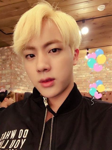 Jin Blonde Hair Appreciation ♡ Armys Amino