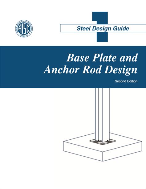 Aisc Aci Steel Base Plate And Anchor Rod Verification Hot Sex Picture