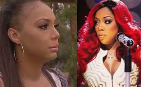 Rhymes With Snitch Celebrity And Entertainment News K Michelle Comes For Tamar Braxton S Edges