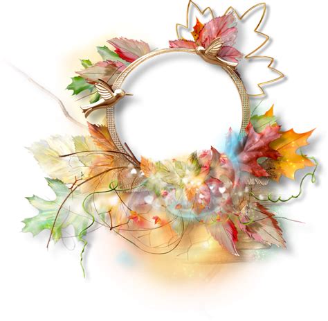 Cadre Automne Png Cluster Autumn Photo Frame Png