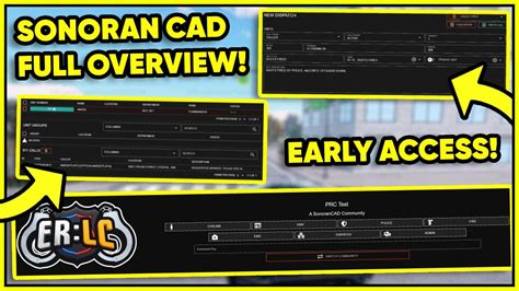 Sonoran Cad Full Overview And Early Access Walkthrough Emergency