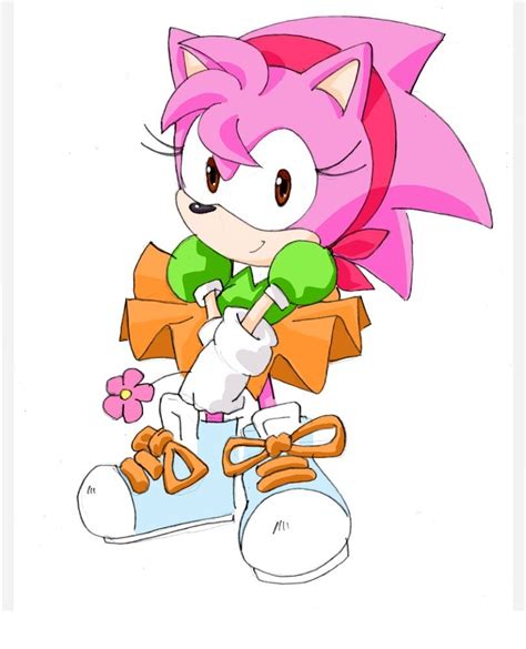 Amy Rose Classic Chibi Dibujos Sonic The Hedgehog Amy Rose