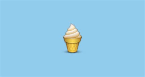🍦 Soft Ice Cream Emoji On Apple Ios 50