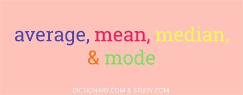 Mean Median And Mode Whats The Difference
