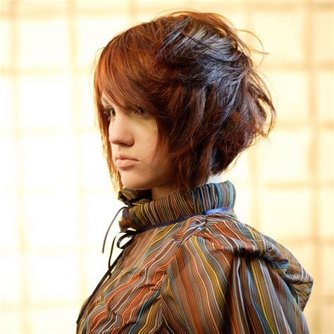 We did not find results for: A-line bob cut with choppy layering and a wind-swept effect