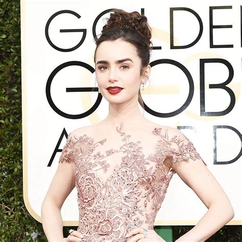 Lily Collins Won The Golden Globes Red Carpet—heres How To Get Her