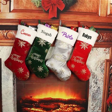 Personalized Christmas Socks Customised Christmas Stocking Etsy
