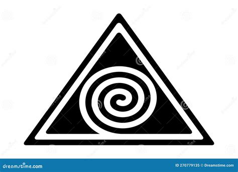 Two Spirals In Three Triangles A Hopi Symbol And Optical Illusion