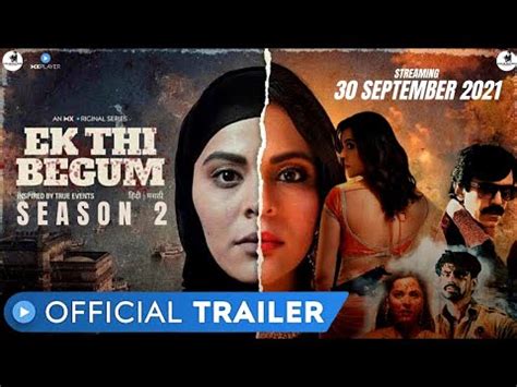 EK THI BEGUM SEASON TRAILER MX Player Anuja Sethi Ek Thi Begum Season Release Date